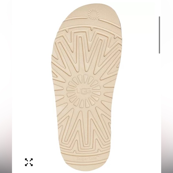 UGG golden star criss cross slide platform Tan Sandals - Picture 4 of 9